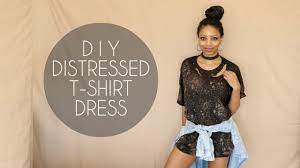 33 diy distressed shirt ideas distressed shirt, diy. Diy Distressed T Shirt Dress 5 Steps With Pictures Instructables