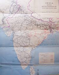 india rail lines 1955 public domain