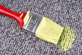 remove oil based paint from carpet