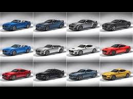 every 2024 ford mustang color you