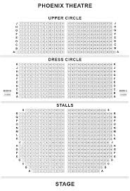 Phoenix Theatre Seating Plan Chart London Uk