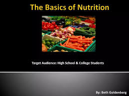 ppt the basics of nutrition