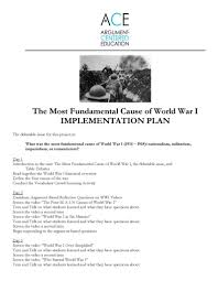 the great war and academic argument argument centered education click above to the argument based world war i project implementation plan