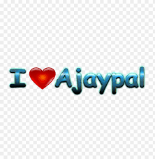 ajaypal love name heart design