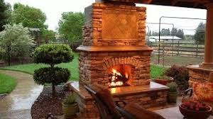 33 outdoor fireplace plans to enjoy the