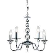 Lighting Chrome 5 Light Fitting With