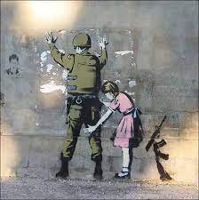 Israel regards the conflict as its war. Graffiti Artists Decorate Bethlehem Barrier Protest Art Graffiti Art