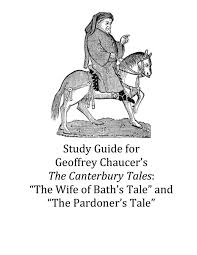 canterbury tales packet blank