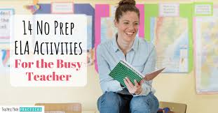 no prep ela activity ideas for 3rd 4th