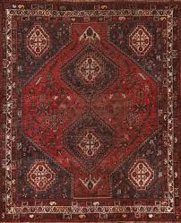 red rug 6x7 handmade wool carpet ebay
