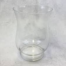 Glass Hurricane Vase 27x19cm
