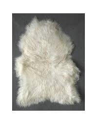 ivory white icelandic sheepskin rug
