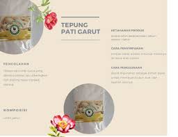 Pati kerut merupakan nama lain dari tepung garut. Jual Tepung Pati Garut Organik Tepung Umbian Garut By Ikarie Organic Jakarta Selatan Hijab Baby Food Tokopedia