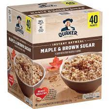 quaker oats maple and brown sugar 40