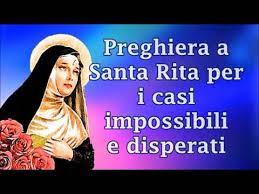 Preghiera a Santa Rita da Cascia. - YouTube
