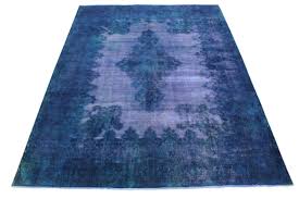 34 % baumwolle, 33% polyester, 33 % polyacryl. Vintage Teppich Blau Lila In 390x300 Vintage Teppiche Teppich Vintage