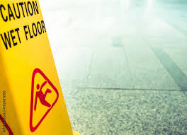 man slip on wet floor icon yellow