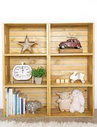 Diy Wooden Crate Shelf Haute