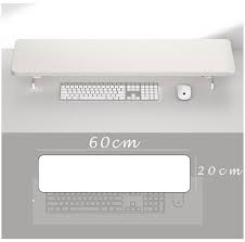 white floating pc monitor stand acrylic