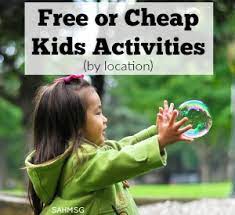 free or kids activities the