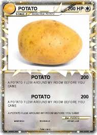 A potato flew around in my room. Pokemon Potato 438