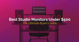 best studio monitors under 500 the