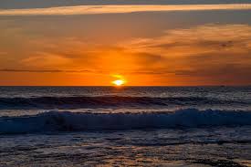 Sunset Waves Nature Free Photo On Pixabay