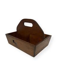 Wood Tool Tote In Antique Primitives