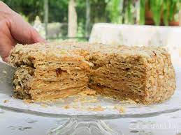 milhojas or thousand layers cake