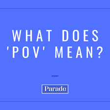 does pov mean tiktok meaning acronym