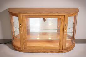 large curio console cabinet from