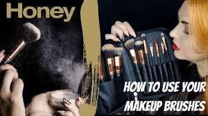 how to use your makeup brushes honey