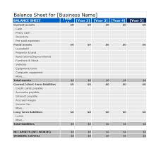 38 Free Balance Sheet Templates Examples Template Lab