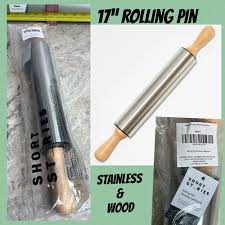 wood rolling pin baking shortstories