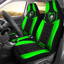 Vet Tech Neon Green Car Seat Covers