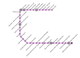 delhi metro pink line map timings