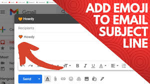 how to add emoji to email subject line