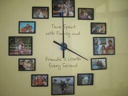 Diy Giant Family Photo Wall Clock Do