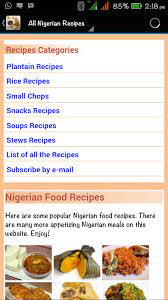 all nigerian food recipes apk