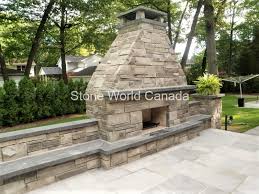 Custom Built Outdoor Fireplaces Stone