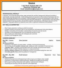 Sales assistant CV example  shop  store  resume  retail curriculum     Sales professional resume headline Sales Assistant Resume