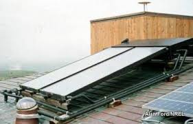 how do solar hot water panels work