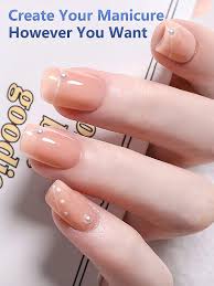 short almond nail tips 504pcs soft gel