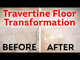 cleaning travertine bath floor you