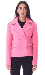 Women S Twinset Actitude Pink Coat With