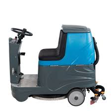 industrial automatic floor scrubber in