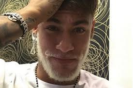 Neymar's haircut splashed onto the world stage during the last world cup. Barcelona Star Neymar Shows Off Blond Beard As Brazilian Has Christmas Make Over Irish Mirror Online