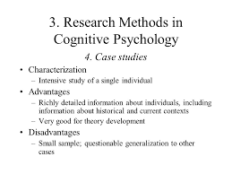 Approaches to Cognitive Psychology   ppt download Case studies Which case studies do you know
