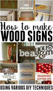how to make wooden signs with sayings