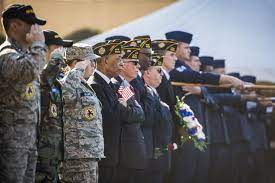 saluting veterans